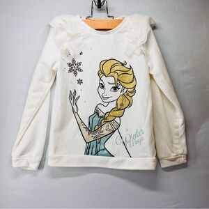 Disney Frozen White‎ Sweatshirt with Elsa Design